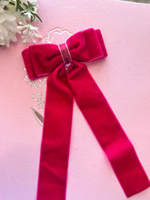 Load image into Gallery viewer, Dark Pink Velvet Bow
