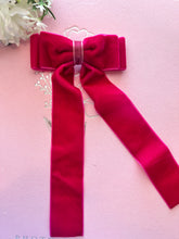 Load image into Gallery viewer, Dark Pink Velvet Bow
