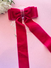 Load image into Gallery viewer, Dark Pink Velvet Bow
