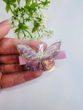 Load image into Gallery viewer, Crystal mini butterfly clip
