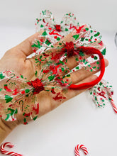 Load image into Gallery viewer, Clear Christmas Bow
