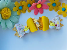 Load image into Gallery viewer, Easter yellow pigtails
