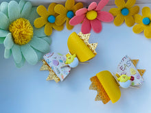 Load image into Gallery viewer, Easter yellow pigtails
