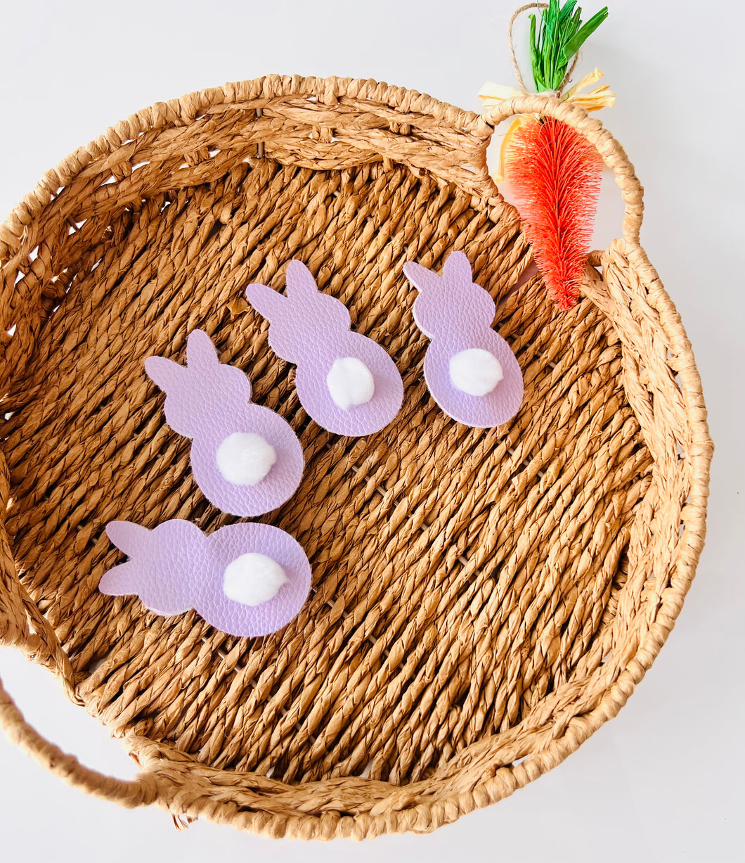 Mini Purple Bunny Clip