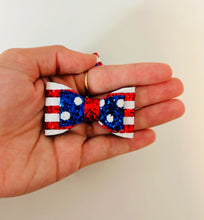 Load image into Gallery viewer, Mini flag hair clip
