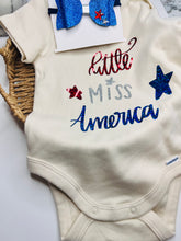 Load image into Gallery viewer, Little Miss  America Bodysuit
