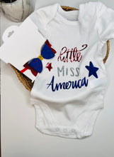 Load image into Gallery viewer, Little Miss  America Bodysuit
