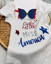 Load image into Gallery viewer, Little Miss  America Bodysuit
