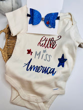 Load image into Gallery viewer, Little Miss  America Bodysuit
