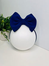 Load image into Gallery viewer, Blue headband bow
