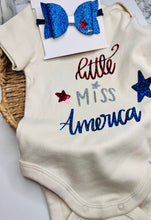 Load image into Gallery viewer, Little Miss  America Bodysuit
