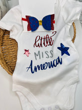 Load image into Gallery viewer, Little Miss  America Bodysuit
