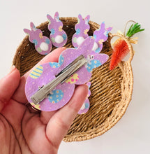 Load image into Gallery viewer, Mini Easter Bunny hair clip
