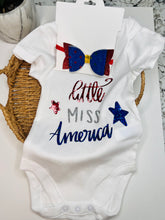 Load image into Gallery viewer, Little Miss  America Bodysuit
