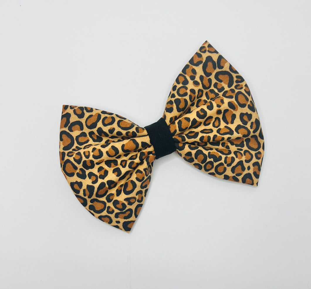 Animal Print Bow