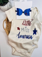 Load image into Gallery viewer, Little Miss  America Bodysuit
