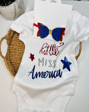 Load image into Gallery viewer, Little Miss  America Bodysuit
